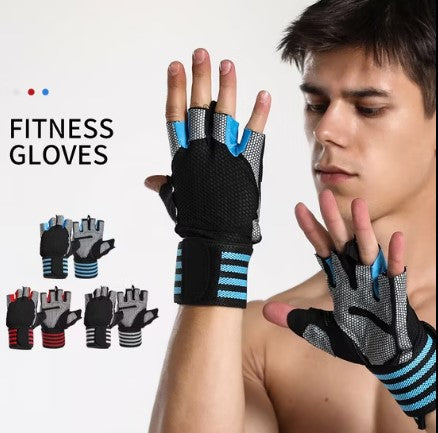Gym Gloves for Workout & Weight Lifting | Anti-Slip Fitness Gloves